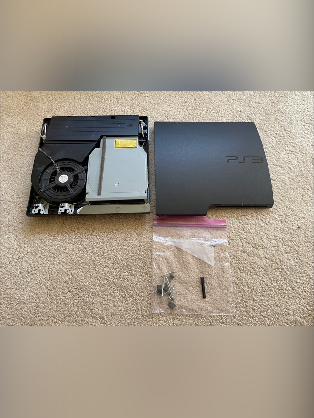 Sony PS3 Slim (for parts) - Black